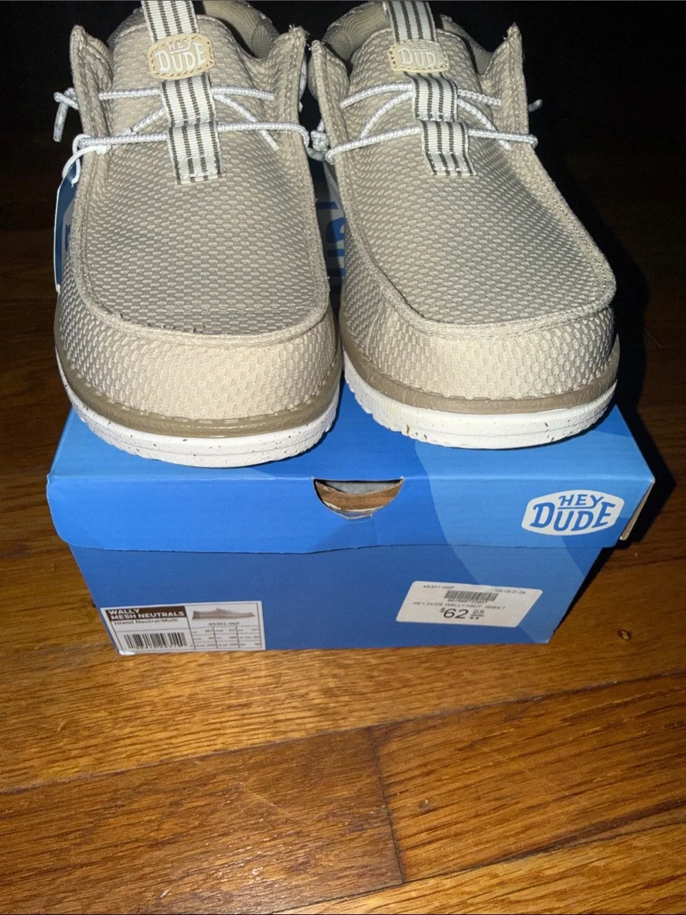 Hey Dude Men’s Neutral/Tan Wally Slip-On Shoes